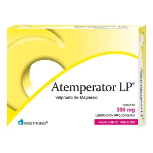 Atemperator Tableta De Liberación Prolongada 300 Mg, 20 Tabletas