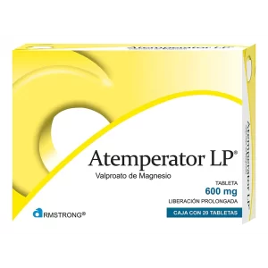 Atemperator Tableta De Liberación Prolongada 600 Mg, 20 Tabletas