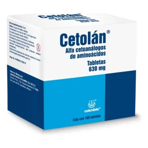 Cetolan 630 Mg Caja C/100 Tabletas - LABORATORIOS COLUMBIA COMERCIAL, S.A. DE C.V.