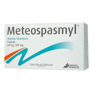 Meteospasmyl Cápsula 60 Mg/300 Mg, 40 Cápsulas