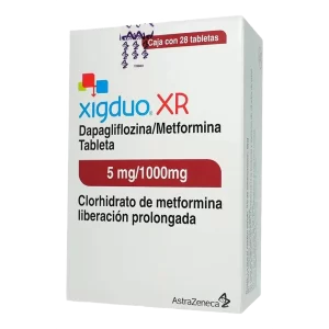 Xigduo Xr Tabletas 5 Mg/1000 Mg, 28 Tabletas