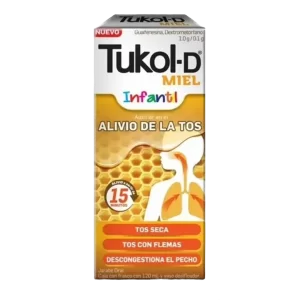 Jarabe oral Infantil Sabor Miel 120ml Tukol-D